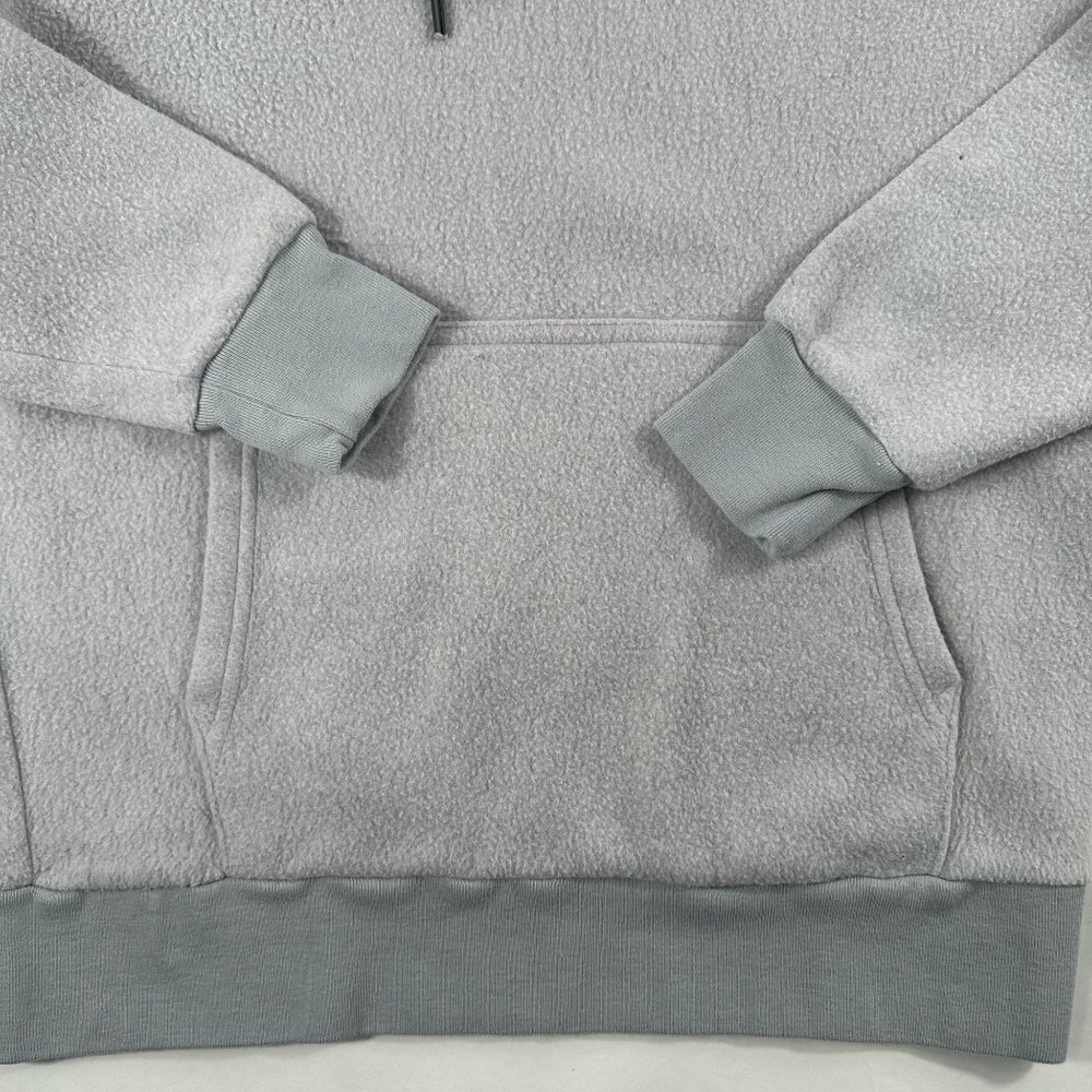 FEAT Adults Blanket Blend Hoodie Sz S Gray Soft Pullover Lounging - Picture 2 of 12